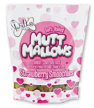 Mutt Mallows Strawberry Smoochies - 5oz