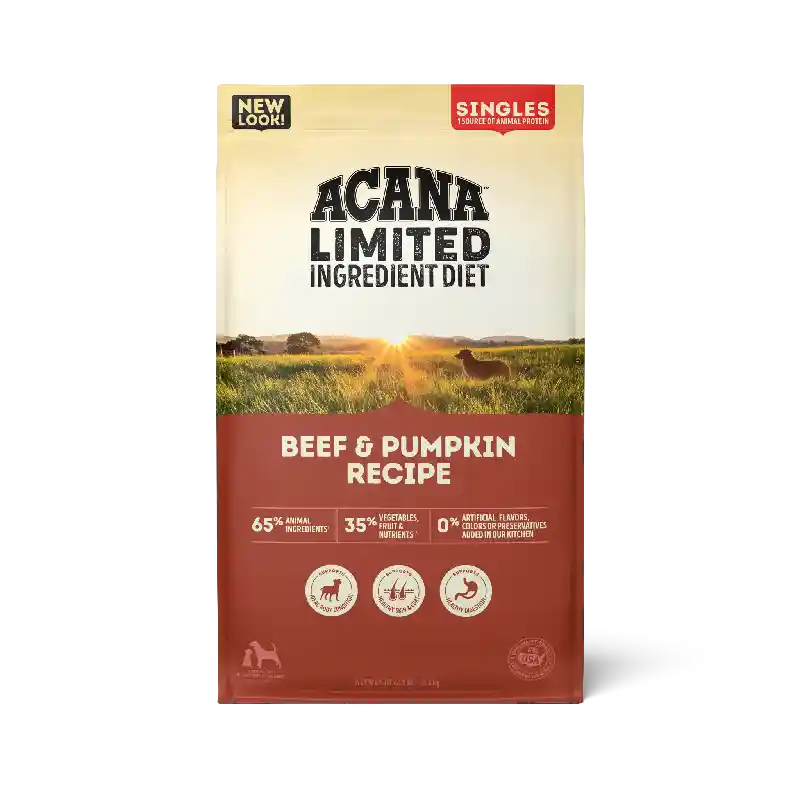 Aca Singles Beef N Pmpk 25lb