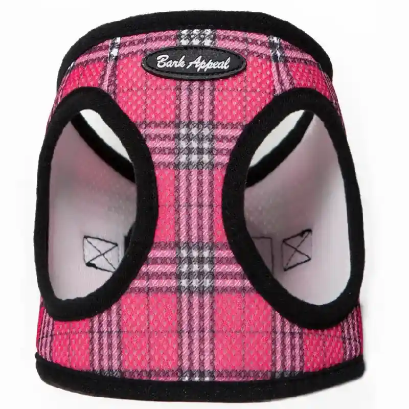 Rasp Plaid Mesh Step In Harn Lg