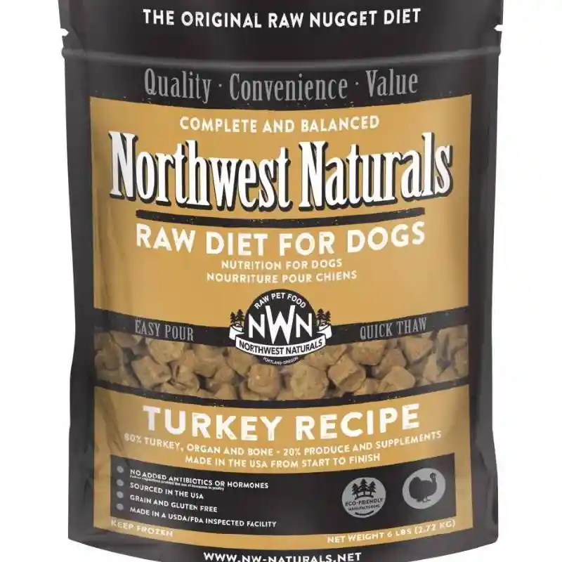 Northwest Frozen Turkey Dinner Nuggets Bag 6 Lb