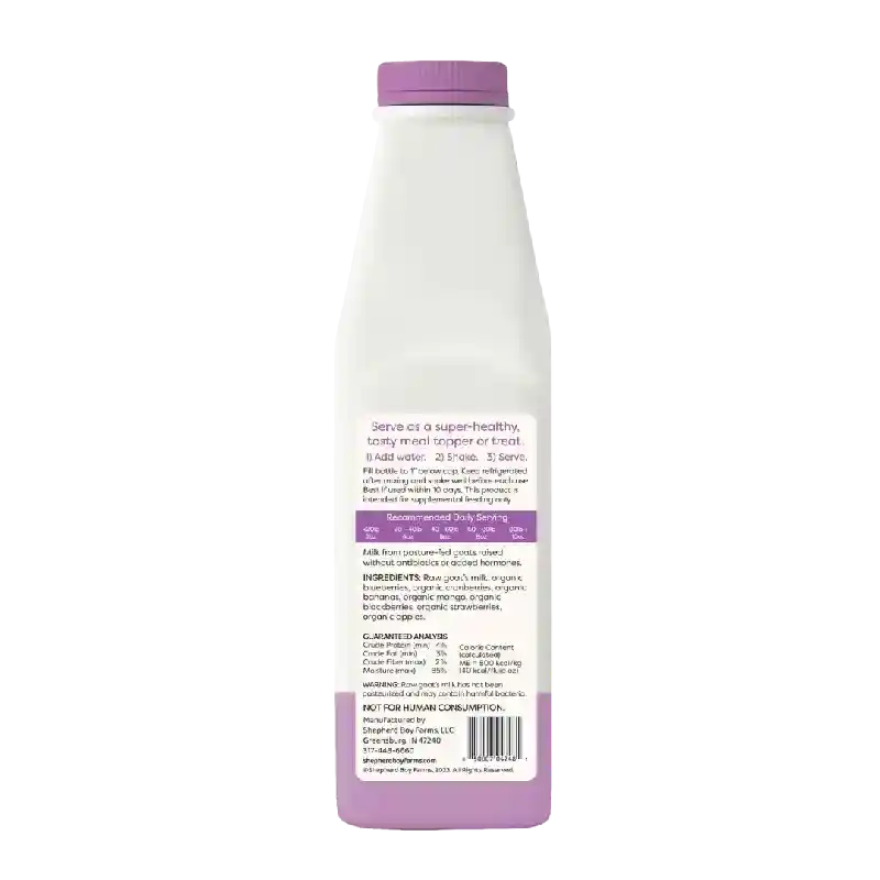 Shepherd Boy Farms Fd Raw Goats Milk Fruit Blend 1oz (16oz)