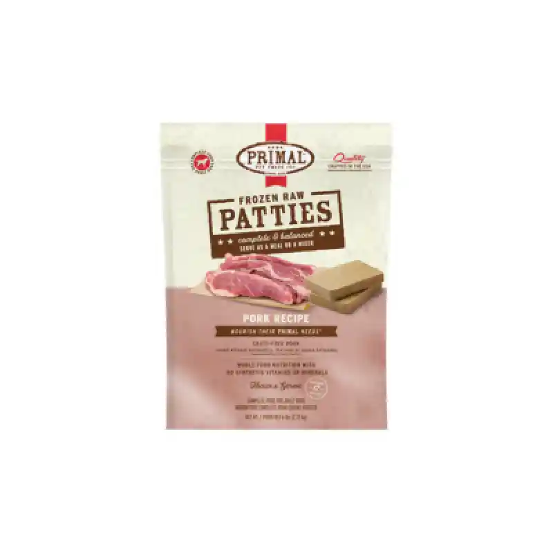 Canine Pork Patty 6lb Primal