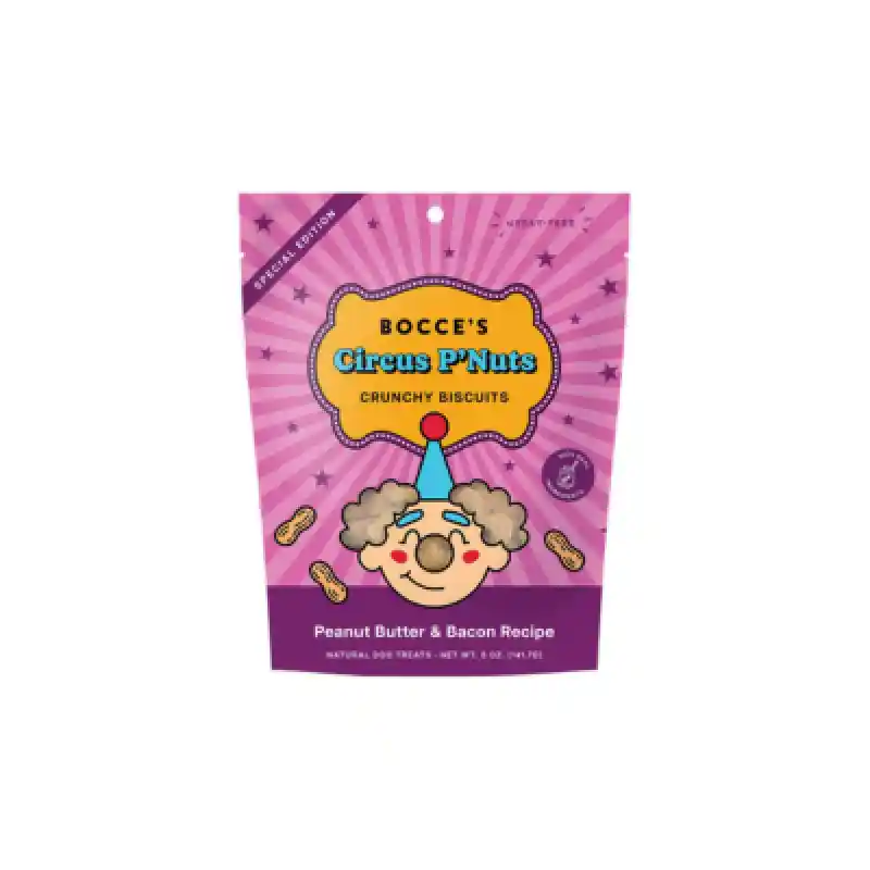 Bocce's Dog Treat Circus Circus P'nuts Crunchy 5oz