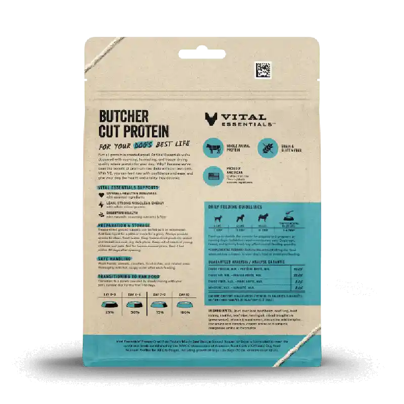 Freeze-dried Raw Protein Mix-in Beef Recipe Ground Topper For Dogs - 6oz