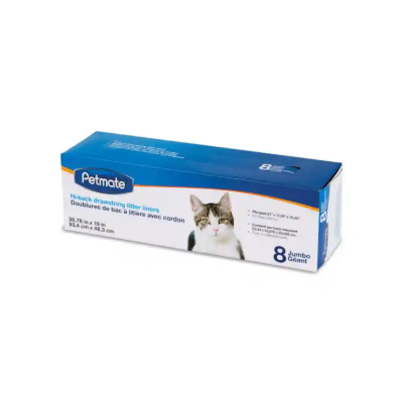 Litterbox Liner Dlx Jumbo 8'S