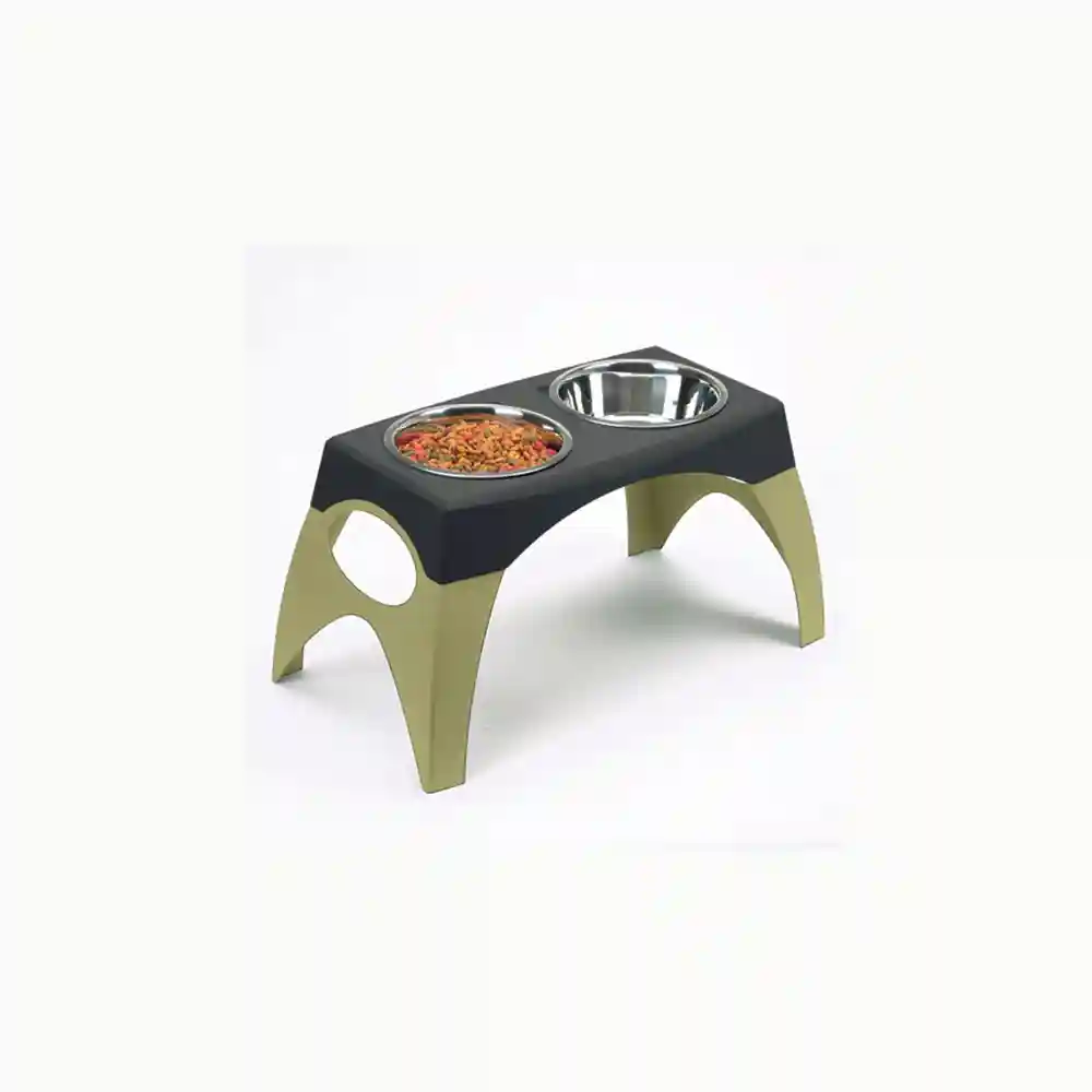Elevated Feeder Xl Gray/Blk