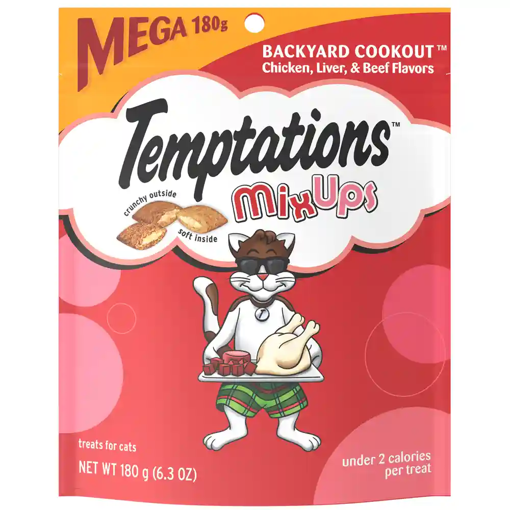 Mixups Cat Treats Backyard Cookout - 6.3oz Pouch