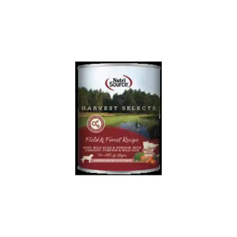 Nutrisource Harvest Selects Field Forest Can 12.3z