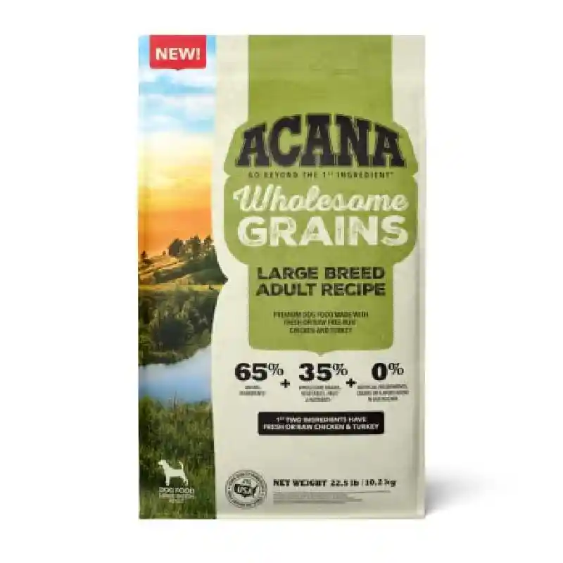 Acana Dog Wholesome Grains Large Breed 22.5lb