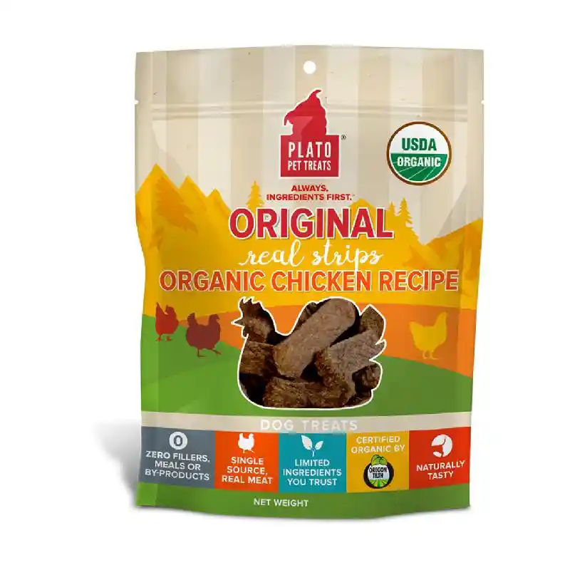 Plato Original Strips Ckicken 3oz