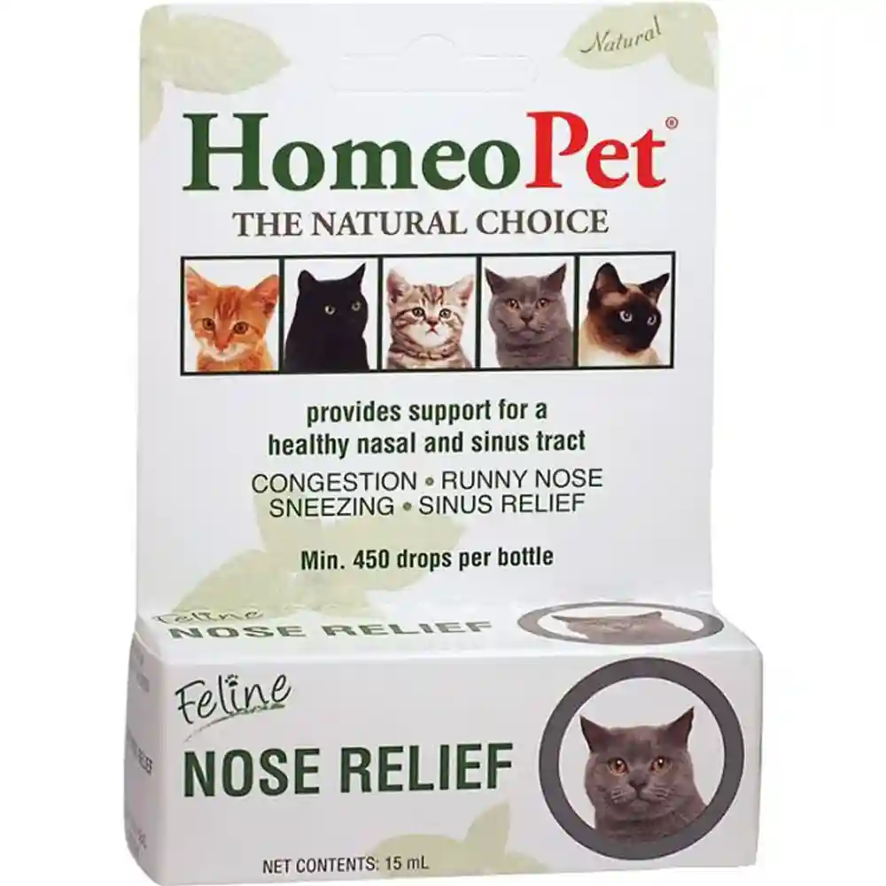 HOMEOPET FELINE NOSE RELIEF 15mL