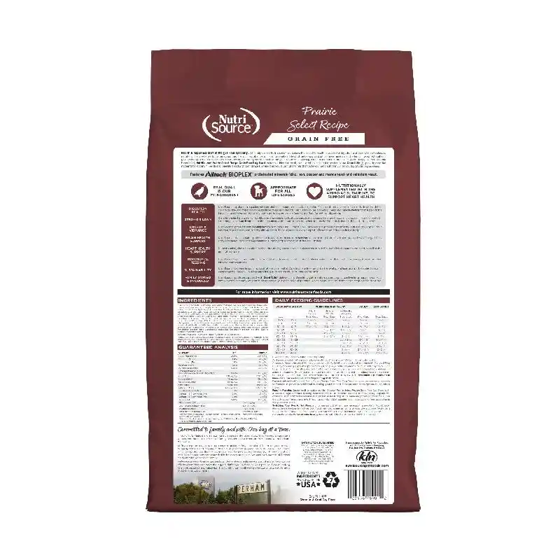 Grain Free Prairie Select, 15lb