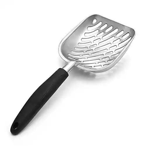 Litter Scoop Metal Light/Dark Brown