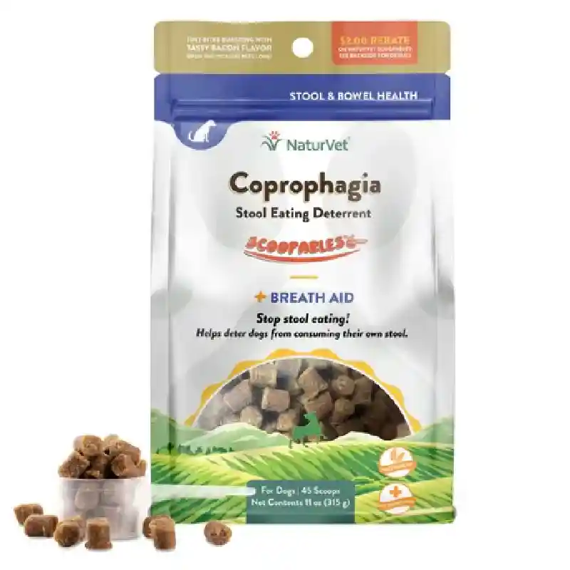 Scoopables Dog Coprophagia 11-oz 76000531 Naturvet