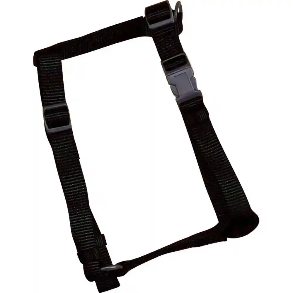 1" Xl Adj Comfort Dog Harness Blk