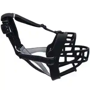 Soft Basket Muzzle, Black, 06