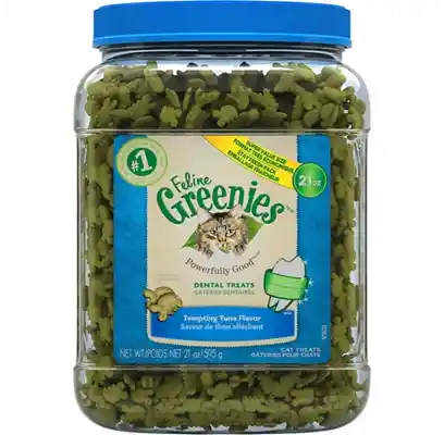 Feline Greenies Tempting Tuna - 21-oz Canister