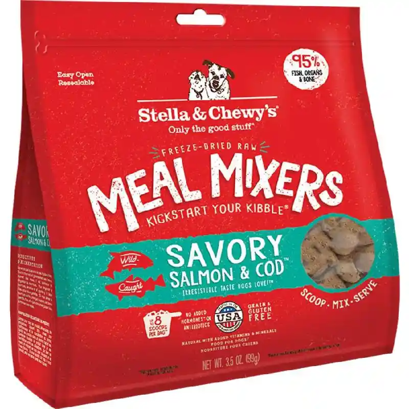 Stella Fd Raw Salmon Cod mixer 3.5-oz