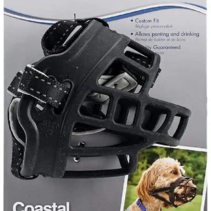 Soft Basket Muzzle, Black, 03