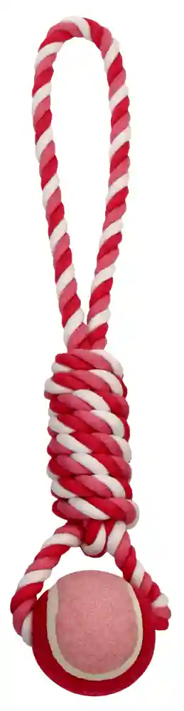 Twister Pull Tug W/ Mini Ball Mini 11"