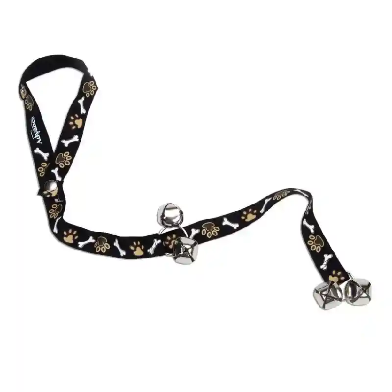 Potty Train Bell Black Pawprin