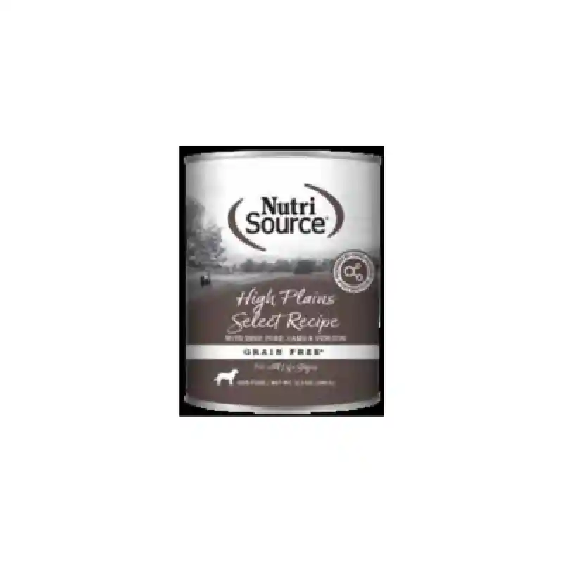 Nutrisource Dog High Plains Select Gf Can 12.3-oz