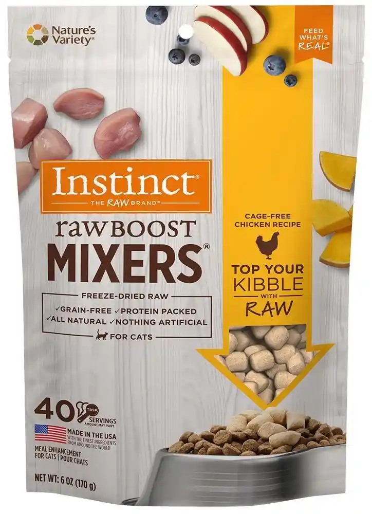 Instinct Fd Raw Chicken Cat Food Topper 6-oz