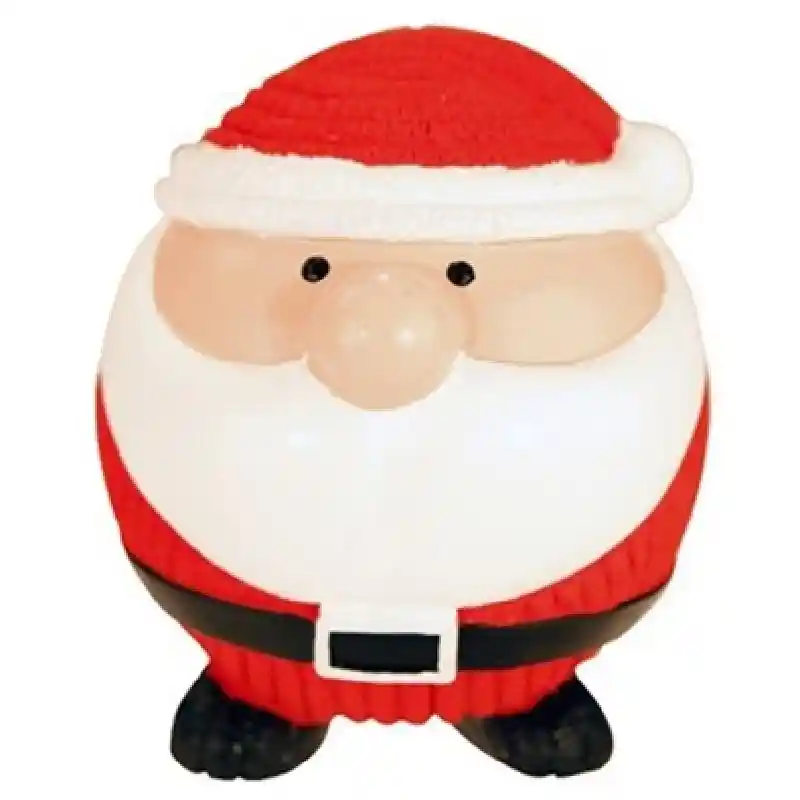 Huggle Hounds Rufftex Santa ball Lg 4" by Huggle Group, LLC