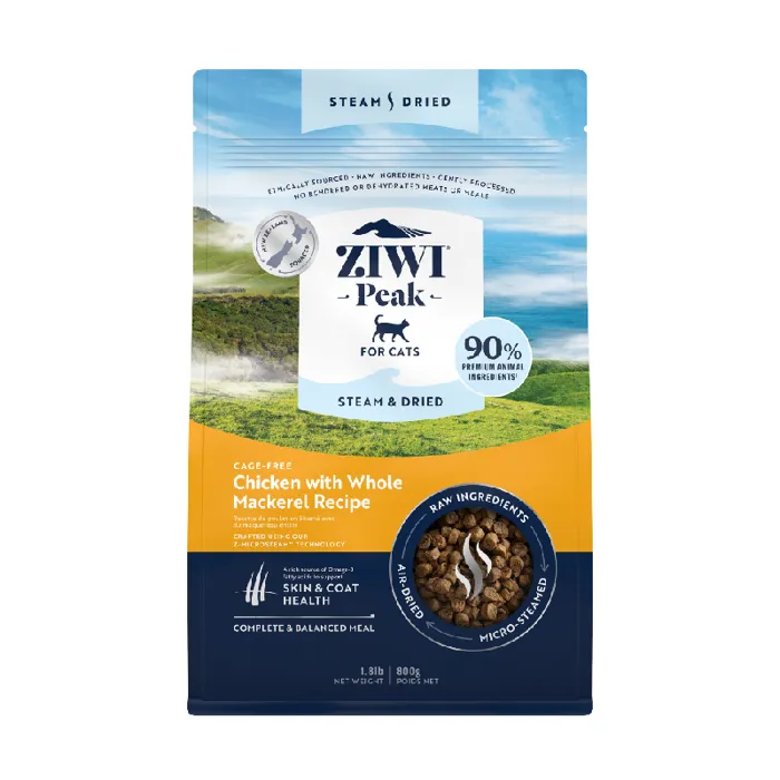 Ziwi Cat Steam Dried Chicken W Whole Mackerel 1.8#