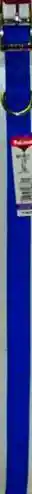 Double Ply Dog Collar - Blue Med 1" X 18"