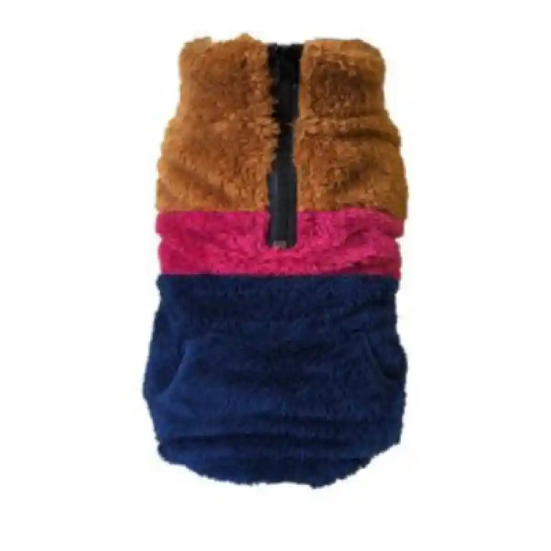 Colorblock Vest Caramel x large