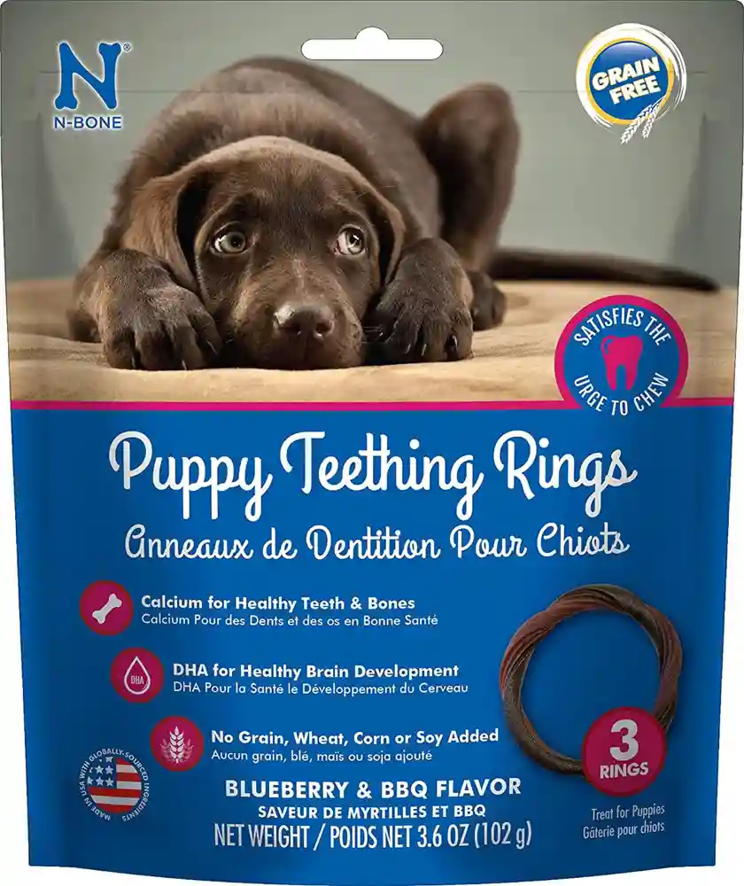 Puppy Teething Rings - Grain Free Blueberry And Bb