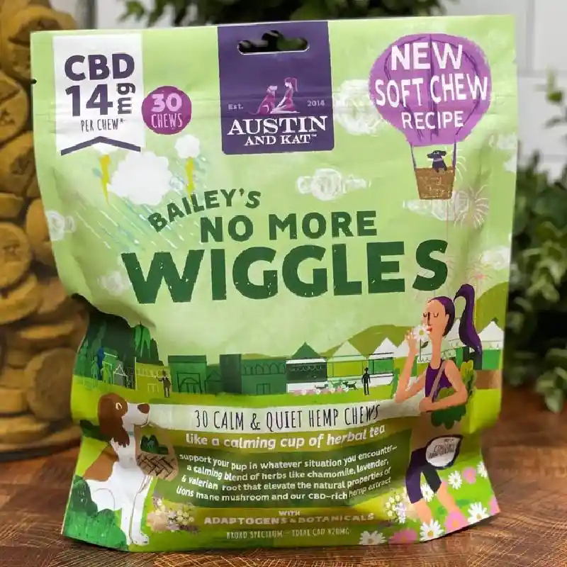 Austin & Kat Bailey's No More Wiggles Chews 14-mg