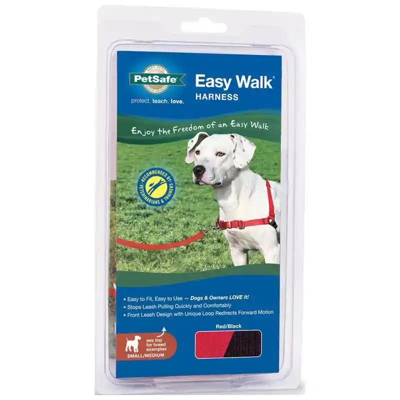 Easy Walk Harness Sm/Md Red