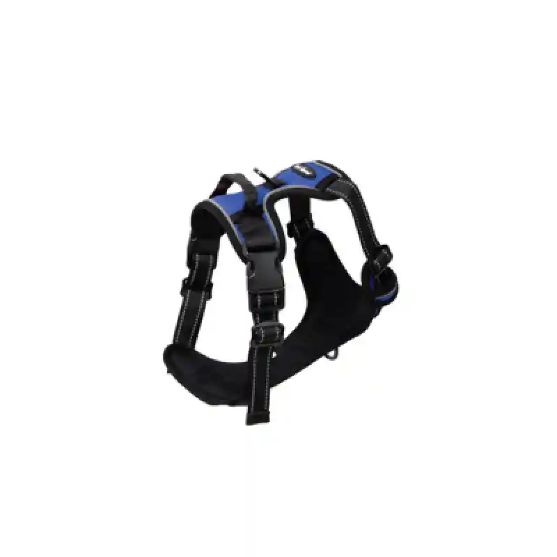 Bark Appeal Blue Reflective Control Harness Xl