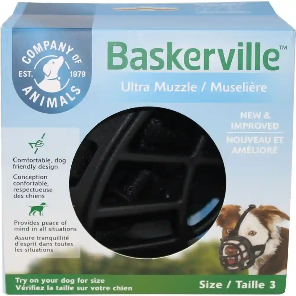 Soft Basket Muzzle, Black, 03