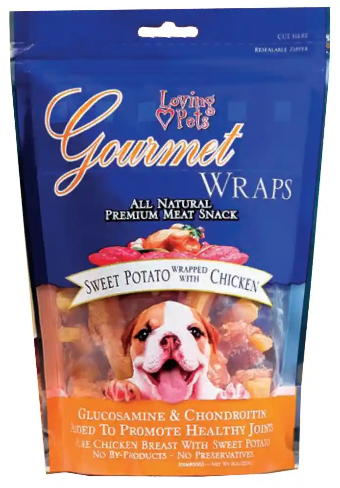 Gourmet Wraps Sweet Potato Wrapped with Chicken 8oz