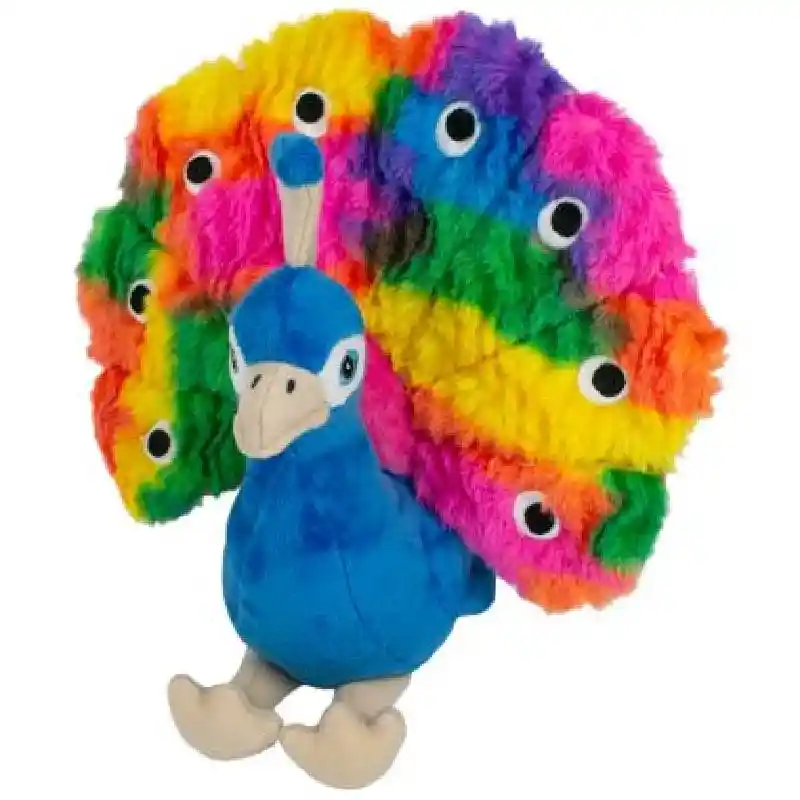 Ttls D Plsh Sqkr Peacock 9"