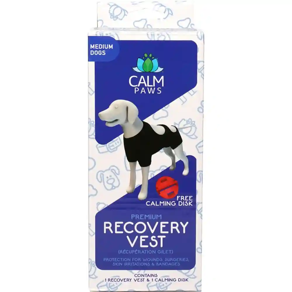 Calm Paws Calming Recovery Vest MED