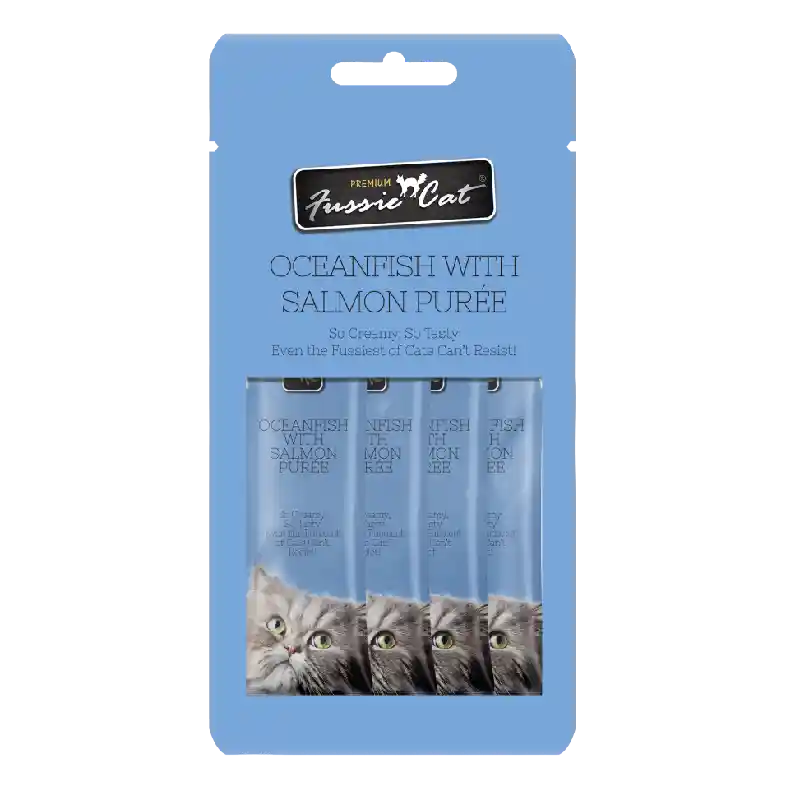 Fussie Cat Ocean Fish Puree 4/.5oz