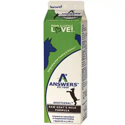 Answers Additional Raw Goat Milk 32oz