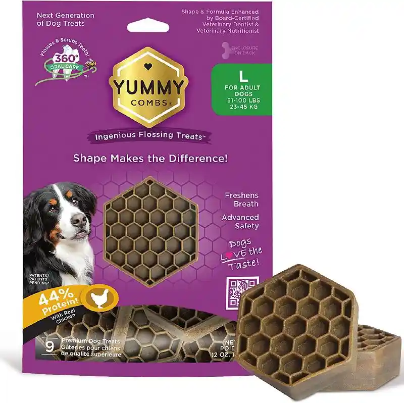 Yummy Combs Protein 12oz Bag Lg
