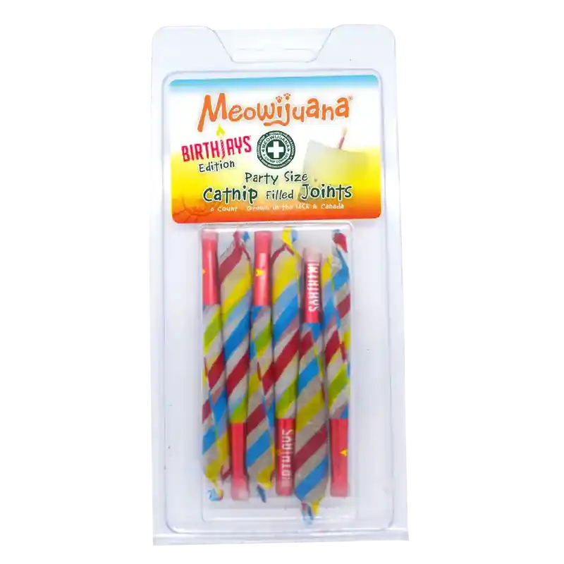 Meowijuana Toy - Birthjays Party Sized Catnip Joints