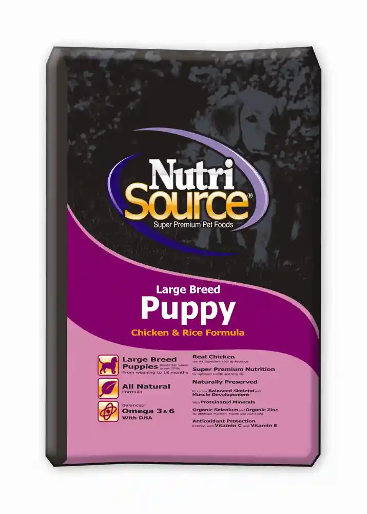 Large Breed Chicken & Rice Puppy, 26lb