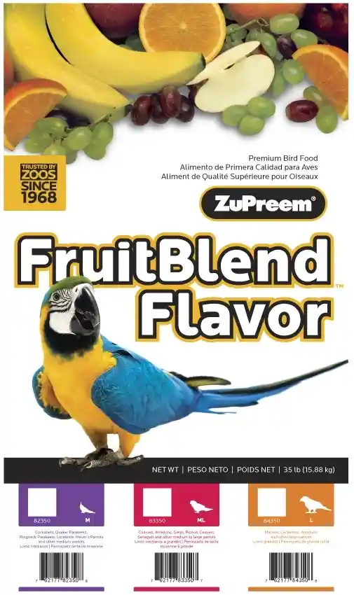 Zupreem FruitBlend Sm Parrot 35lb