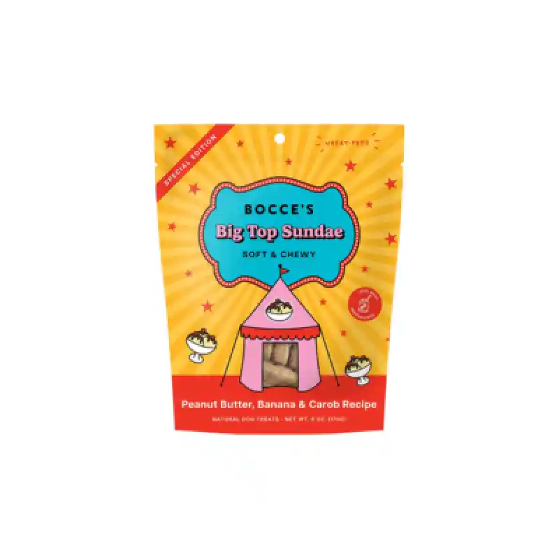 Bocce's Dog Treat Circus Big Top Sundae S&c 6oz