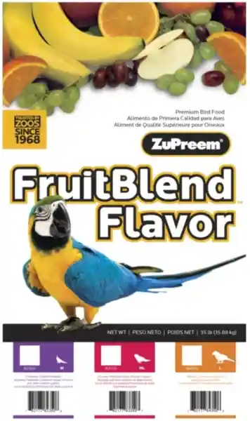 Zupreem FruitBlend Sm Parrot 35lb