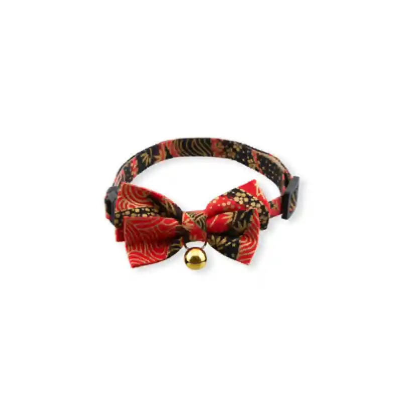 Necoichi Collar Bowtie Red