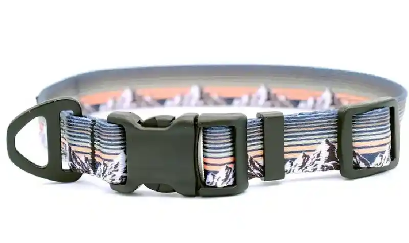 Outdoor Nylon Collar Mtn Sunset Med
