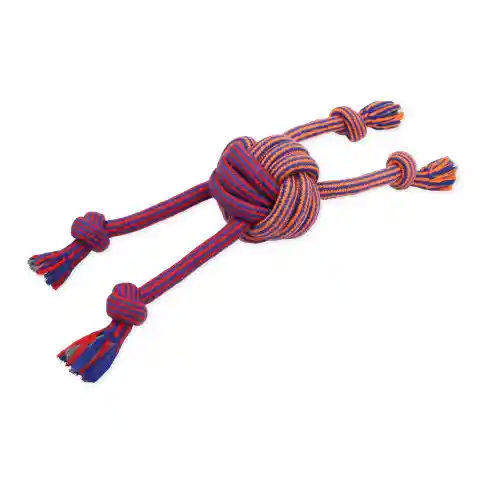 Mammoth Extra Flossy Monkey Fist 4 Rope Dog Toy Large 18-in